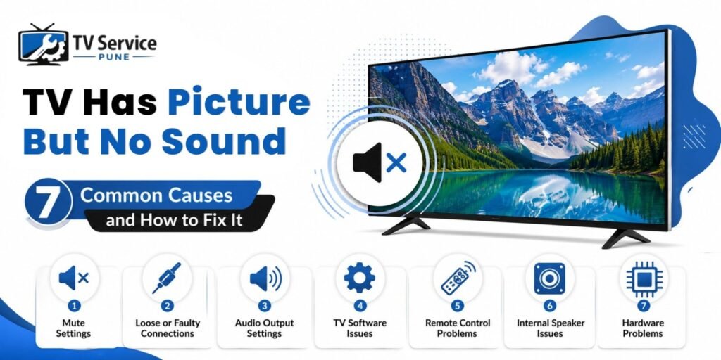 TV Has Picture But No Sound