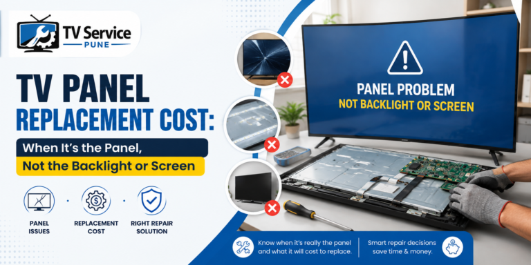 TV Panel Replacement Cost: When It’s the Panel, Not the Backlight or Screen